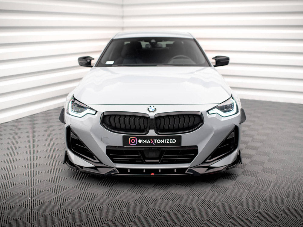 Front Splitter V.2 + Flaps BMW 2 Coupe M-Pack / M240i G42 - Wayside Performance 