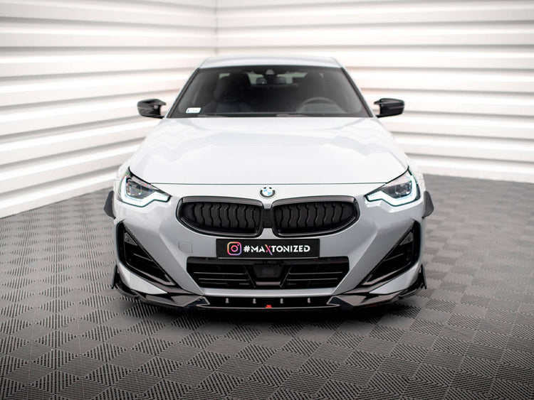 Front Splitter V.2 + Flaps BMW 2 Coupe M-Pack / M240i G42 - Wayside Performance 