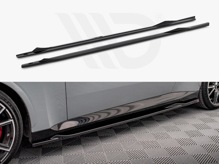 Side Skirts Diffusers V.2 BMW 2 Coupe M-Pack / M240i G42 - Wayside Performance 