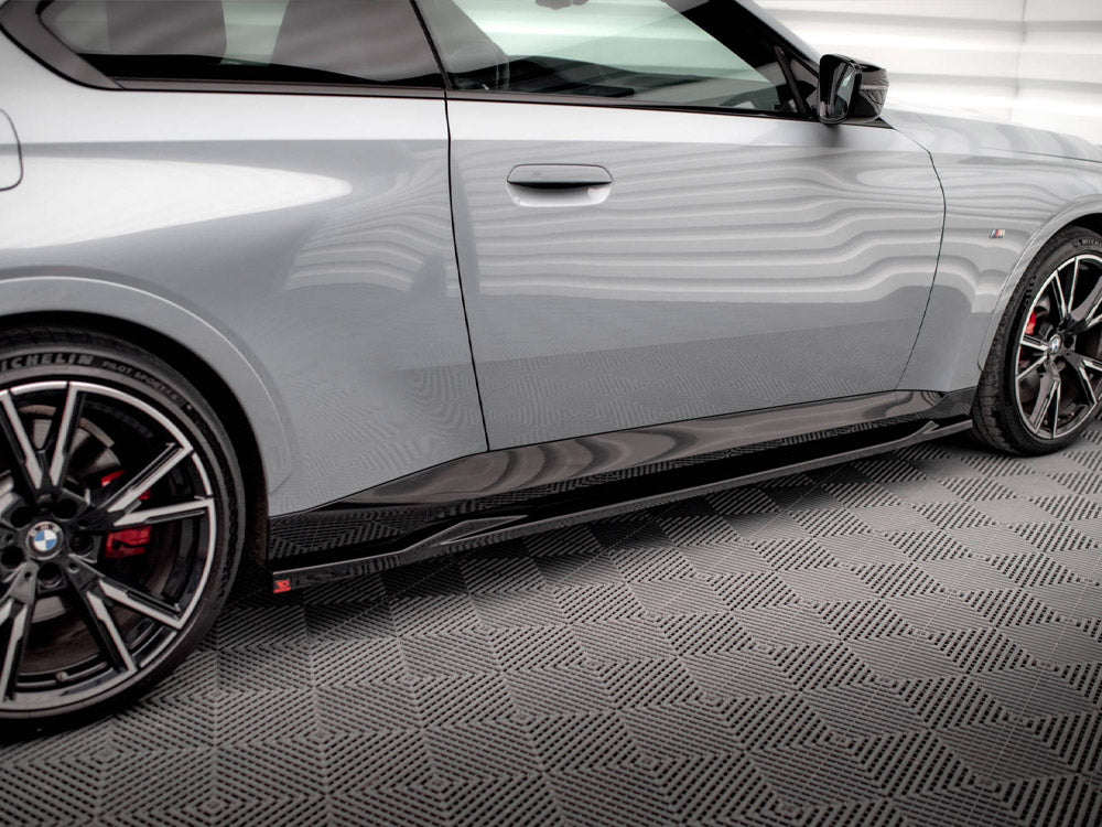 Side Skirts Diffusers V.2 BMW 2 Coupe M-Pack / M240i G42 - Wayside Performance 