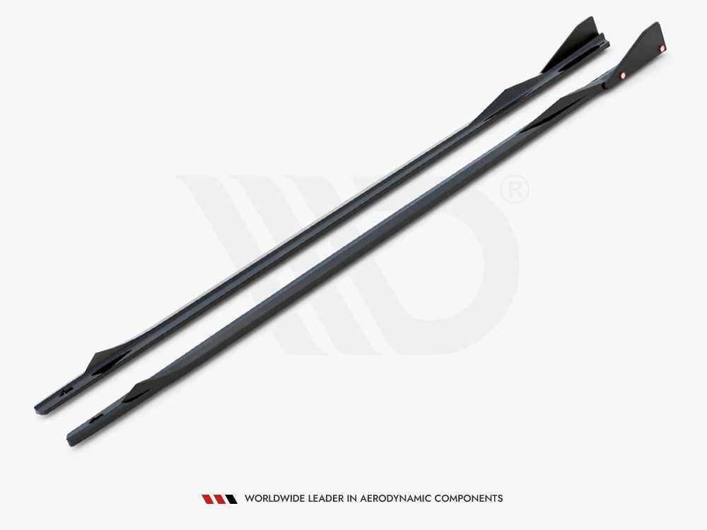 Side Skirts Diffusers V.2 + Flaps BMW 2 Coupe M-Pack / M240i G42 - Wayside Performance 