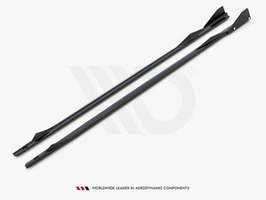 Side Skirts Diffusers V.2 + Flaps BMW 2 Coupe M-Pack / M240i G42 - Wayside Performance 