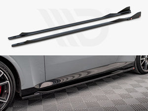 Side Skirts Diffusers V.2 + Flaps BMW 2 Coupe M-Pack / M240i G42 - Wayside Performance 
