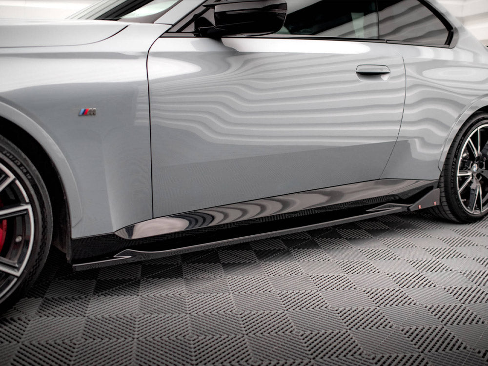 Side Skirts Diffusers V.2 + Flaps BMW 2 Coupe M-Pack / M240i G42 - Wayside Performance 