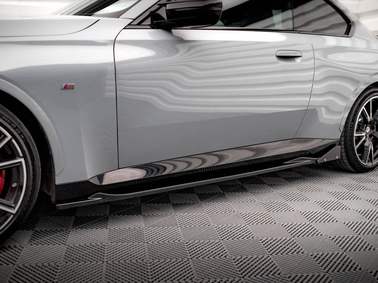 Side Skirts Diffusers V.2 + Flaps BMW 2 Coupe M-Pack / M240i G42 - Wayside Performance 