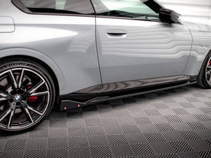 Side Skirts Diffusers V.2 + Flaps BMW 2 Coupe M-Pack / M240i G42 - Wayside Performance 