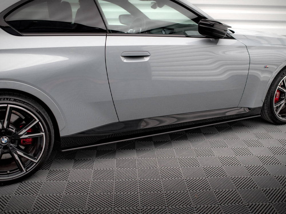 Street PRO Side Skirts Diffusers BMW 2 Coupe M-Pack / M240i G42 - Wayside Performance 
