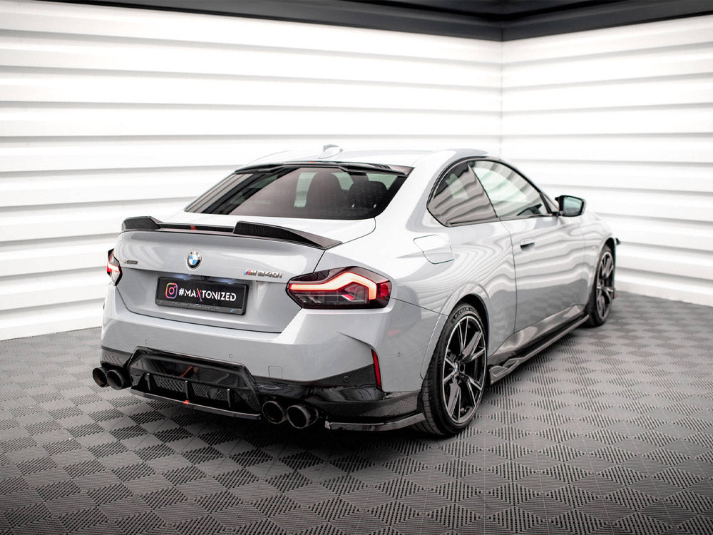 Rear Side Splitters V.2 BMW 2 Coupe M240i G42 - Wayside Performance 