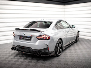 Rear Side Splitters V.2 + Flaps BMW 2 Coupe M240i G42 - Wayside Performance 