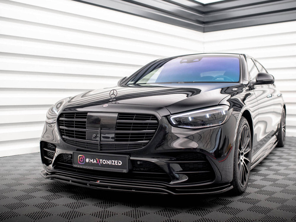 Front Splitter Mercedes S AMG-Line W223 - Wayside Performance 