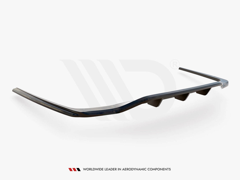 Central Rear Splitter (Vertical Bars) Mercedes S AMG-Line W223 - Wayside Performance 