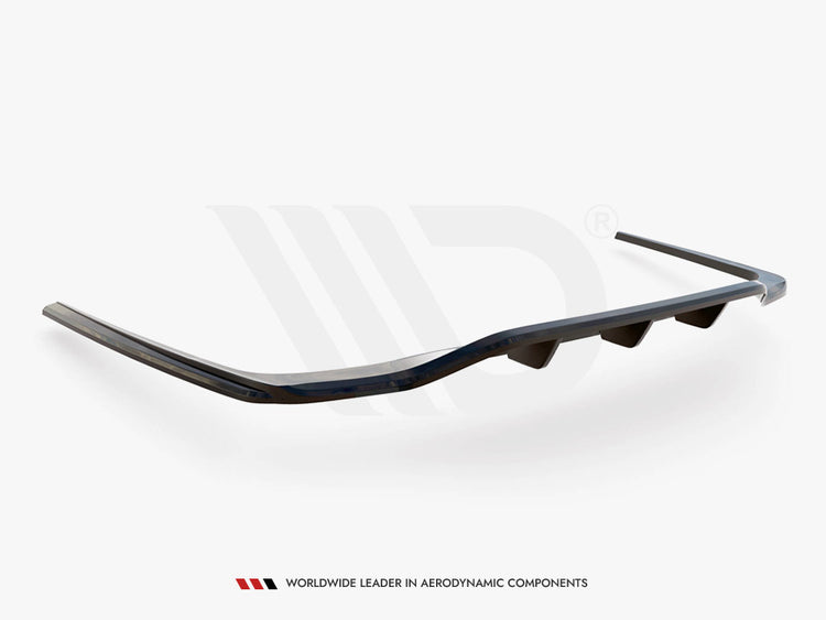 Central Rear Splitter (Vertical Bars) Mercedes S AMG-Line W223 - Wayside Performance 