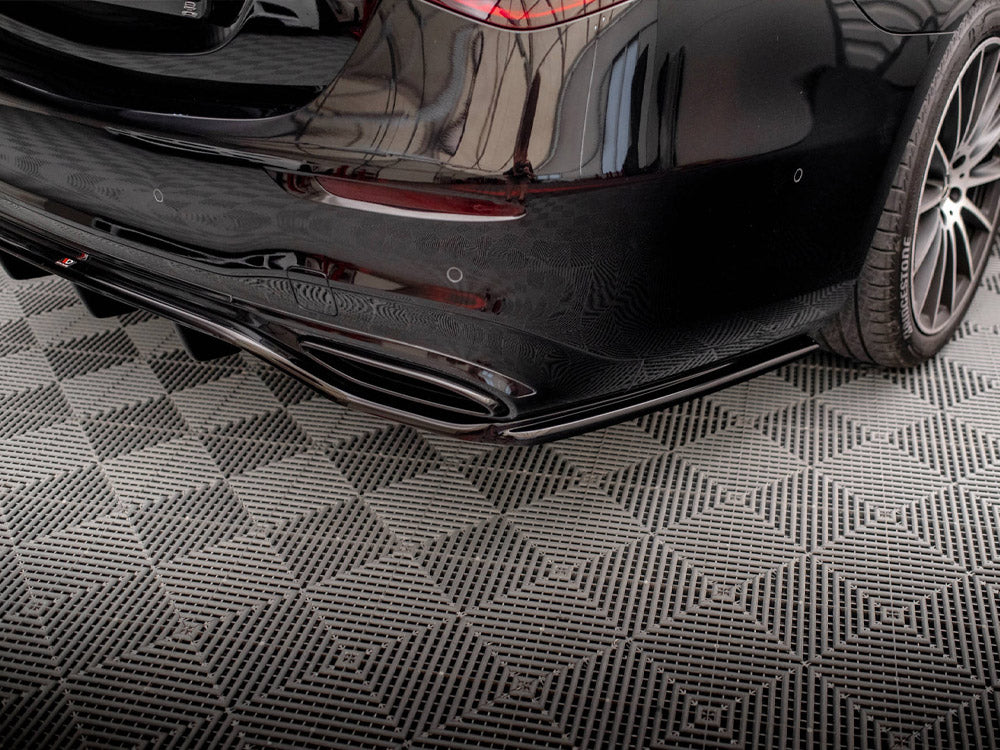 Central Rear Splitter (Vertical Bars) Mercedes S AMG-Line W223 - Wayside Performance 
