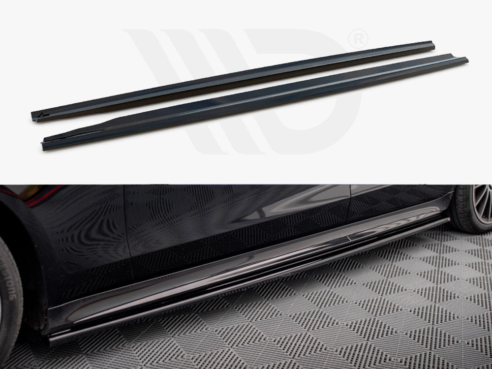 Side Skirts Diffusers Mercedes S Long AMG-Line V223 - Wayside Performance 