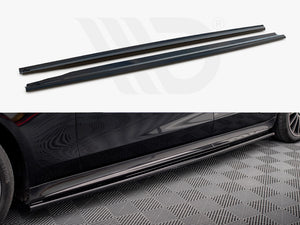 Side Skirts Diffusers Mercedes S Long AMG-Line V223 - Wayside Performance 