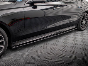 Side Skirts Diffusers Mercedes S Long AMG-Line V223 - Wayside Performance 