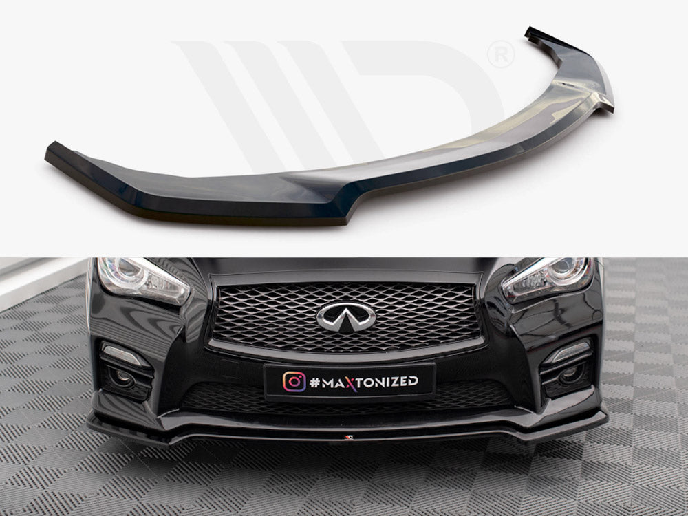 Front Splitter V.1 Infiniti Q50 S Mk1 - Wayside Performance 