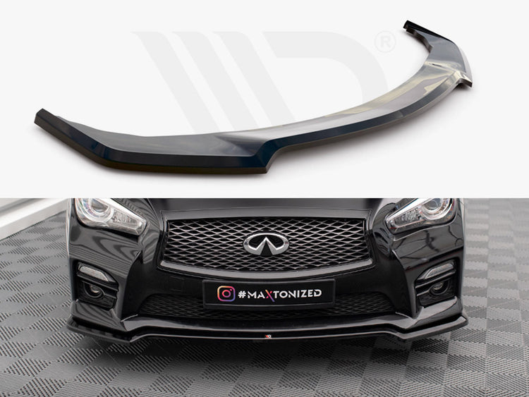 Front Splitter V.1 Infiniti Q50 S Mk1 - Wayside Performance 