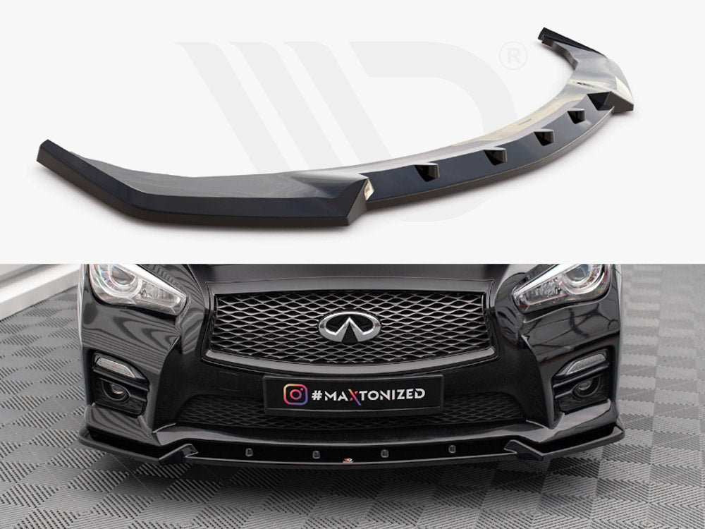 Front Splitter V.2 Infiniti Q50 S Mk1 - Wayside Performance 