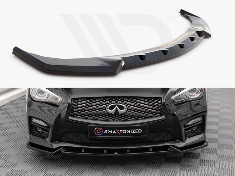 Front Splitter V.2 Infiniti Q50 S Mk1 - Wayside Performance 