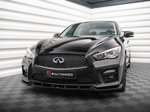Front Splitter V.2 Infiniti Q50 S Mk1 - Wayside Performance 