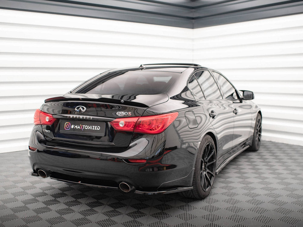 Rear Side Splitters Infiniti Q50 S Mk1 - Wayside Performance 