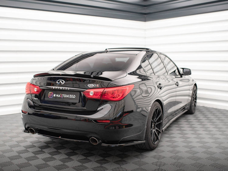 Rear Side Splitters Infiniti Q50 S Mk1 - Wayside Performance 