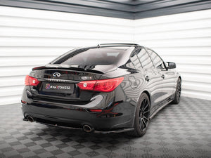 Central Rear Splitter Infiniti Q50 S Mk1 - Wayside Performance 