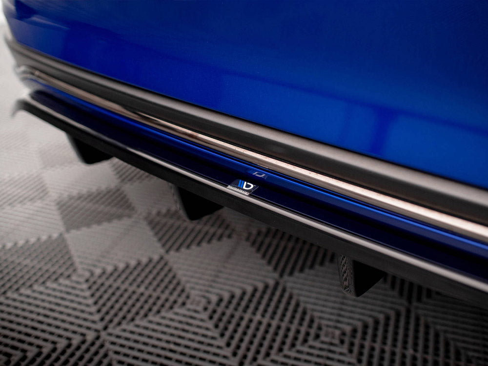 Central Rear Splitter (Vertical Bars) Lexus ES F Sport Mk7 - Wayside Performance 