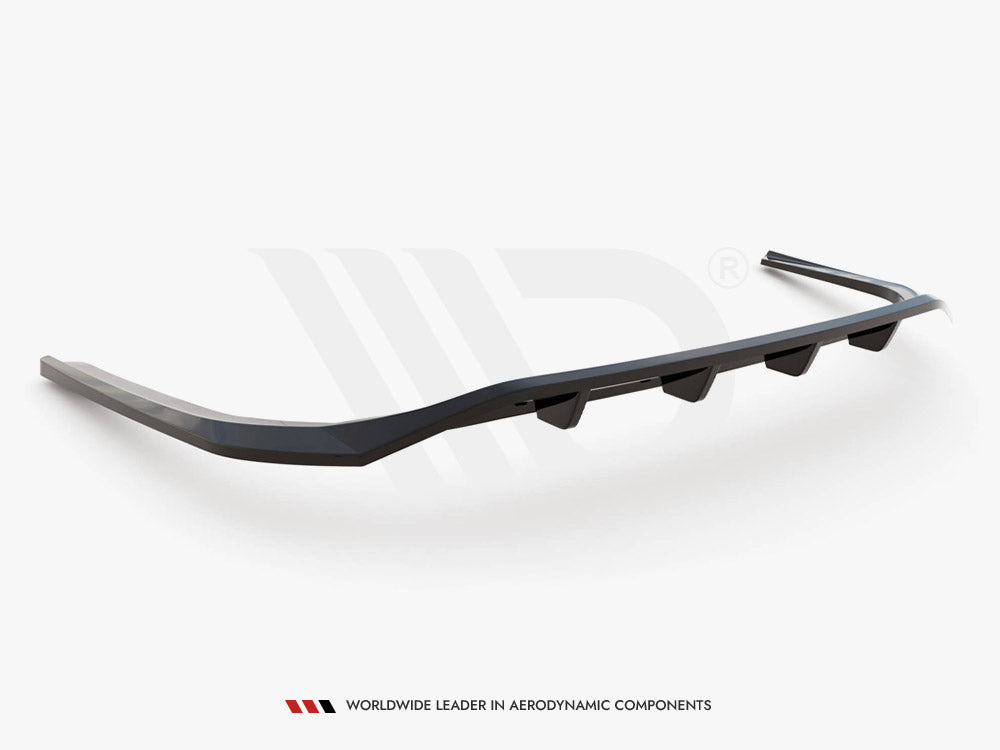 Central Rear Splitter (Vertical Bars) Lexus ES F Sport Mk7 - Wayside Performance 
