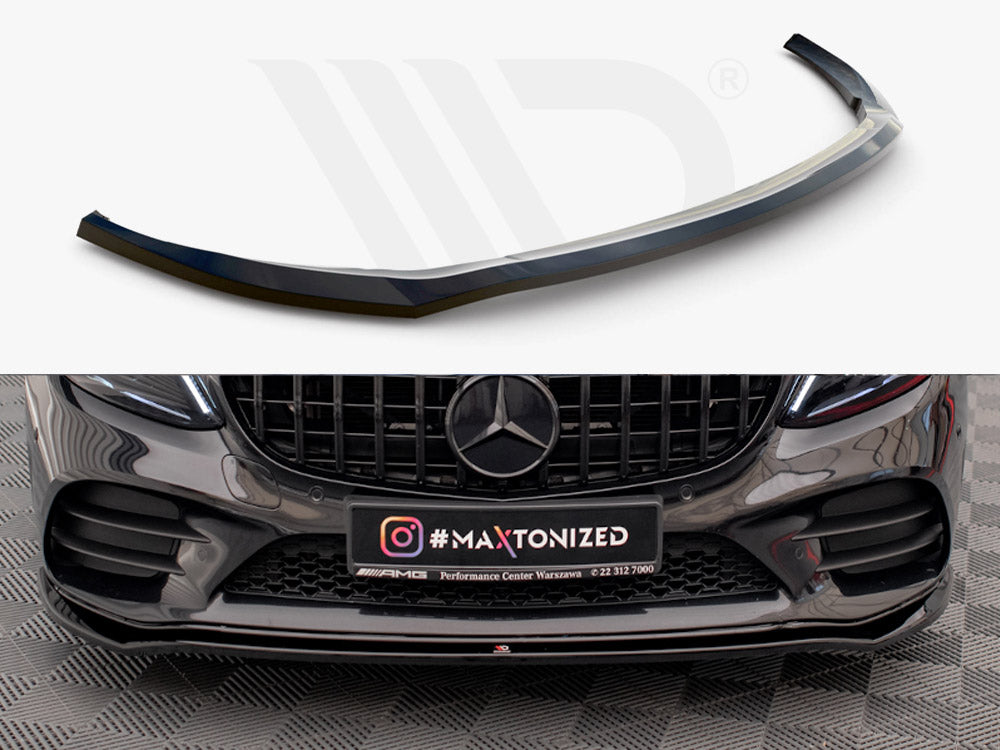 Front Splitter V.1 Mercedes-Benz C AMG Line Sedan / Coupe W205 / C205 Facelift - Wayside Performance 