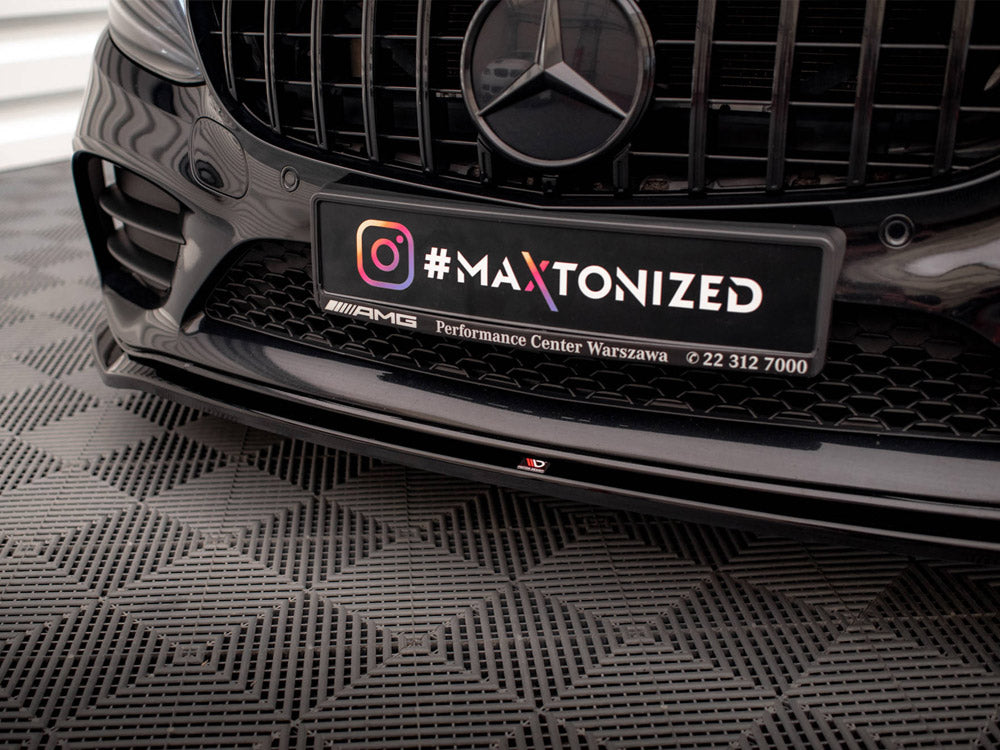 Front Splitter V.1 Mercedes-Benz C AMG Line Sedan / Coupe W205 / C205 Facelift - Wayside Performance 