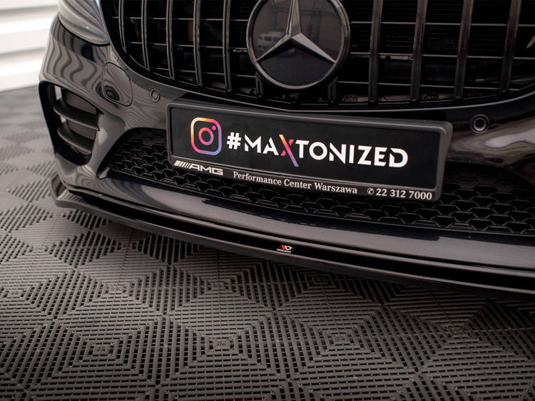 Front Splitter V.1 Mercedes-Benz C AMG Line Sedan / Coupe W205 / C205 Facelift - Wayside Performance 