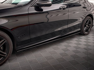 Side Skirts Diffusers Mercedes C43 / C AMG Line Sedan W205 Facelift - Wayside Performance 