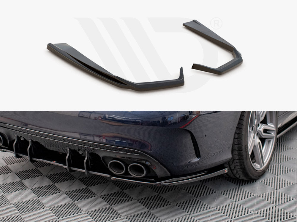 Rear Side Splitters Mercedes AMG C 43 Sedan W205 Facelift - Wayside Performance 