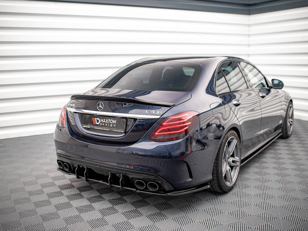 Rear Side Splitters Mercedes AMG C 43 Sedan W205 Facelift - Wayside Performance 