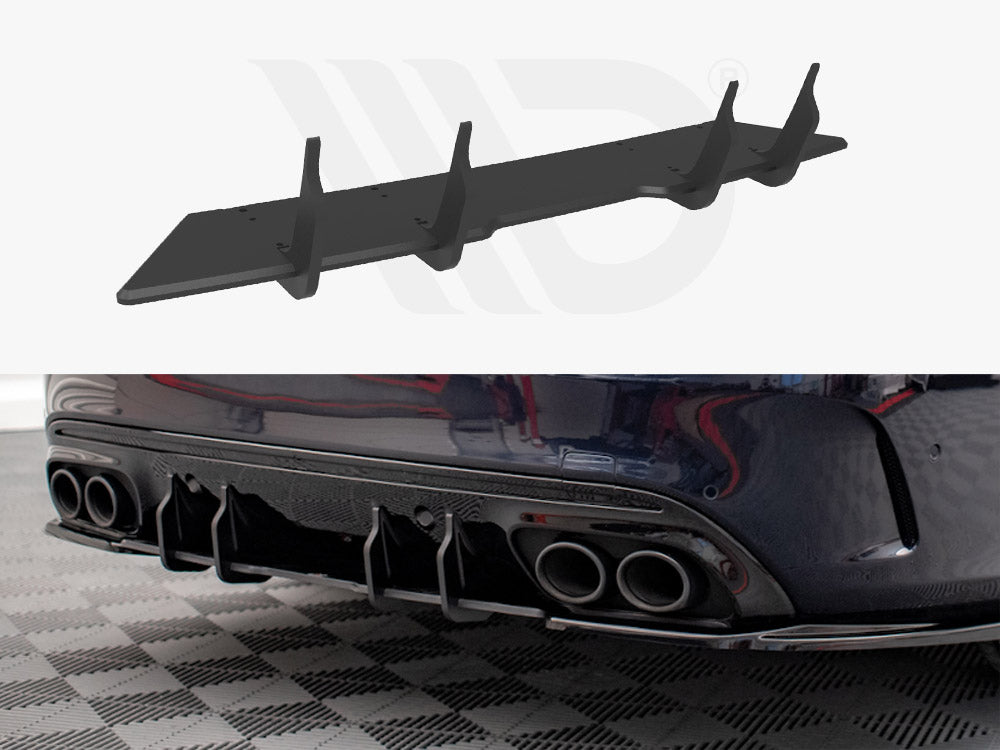 Street PRO Rear Diffuser Mercedes C 43 Sedan W205 Facelift - Wayside Performance 