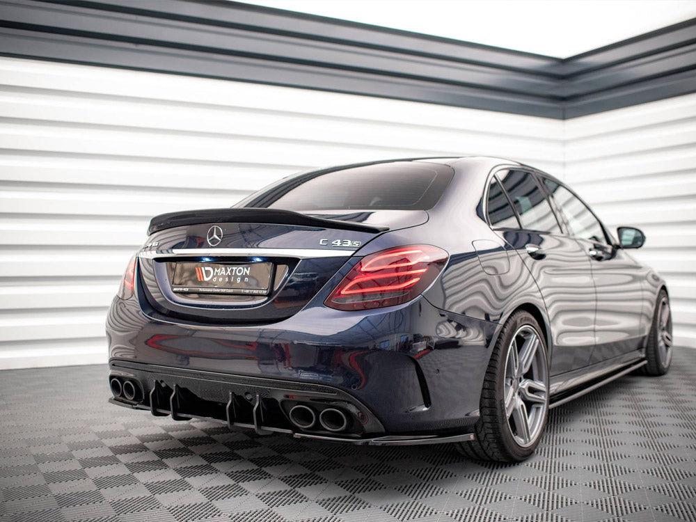 Street PRO Rear Diffuser Mercedes C 43 Sedan W205 Facelift - Wayside Performance 