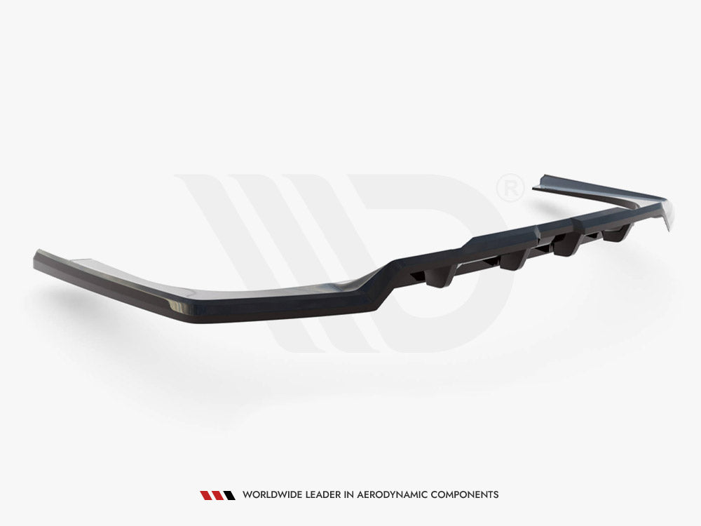 Central Rear Splitter (Vertical Bars) BMW 7 M-Pack G70 - Wayside Performance 
