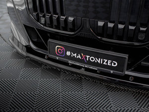 Front Splitter V.1 BMW 7 M-Pack / M760e G70 - Wayside Performance 