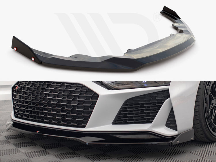 Front Splitter V.3 + Flaps Audi R8 Mk2 Facelift - Wayside Performance 