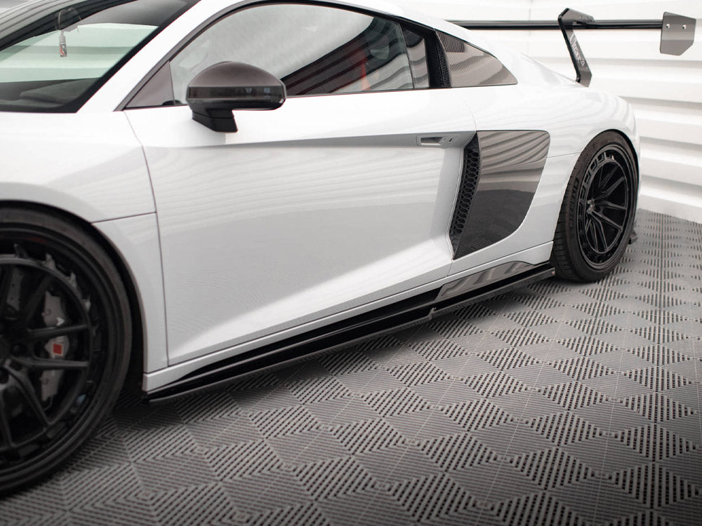 Side Skirts Diffusers V.2 Audi R8 Mk2 Facelift - Wayside Performance 