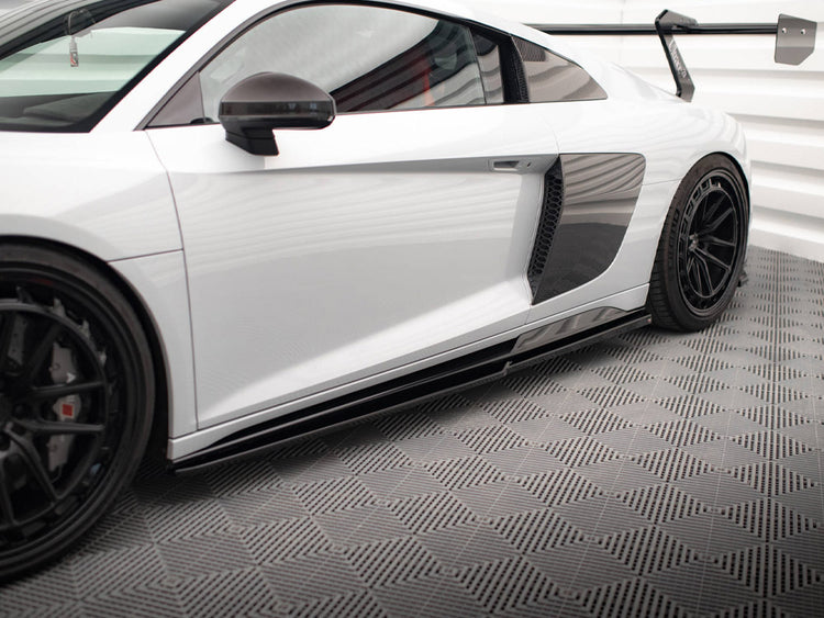 Side Skirts Diffusers V.2 Audi R8 Mk2 Facelift - Wayside Performance 