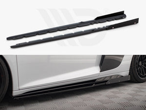 Side Skirts Diffusers V.2 + Flaps Audi R8 Mk2 Facelift - Wayside Performance 