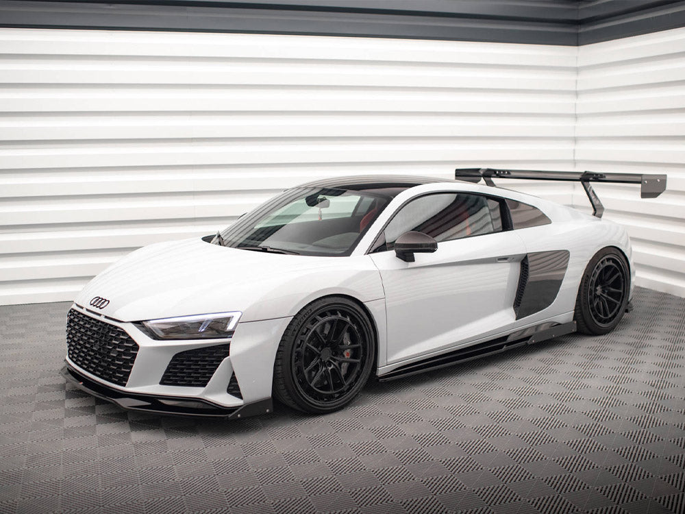 Side Skirts Diffusers V.2 + Flaps Audi R8 Mk2 Facelift - Wayside Performance 