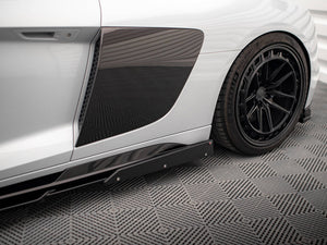 Side Skirts Diffusers V.2 + Flaps Audi R8 Mk2 Facelift - Wayside Performance 