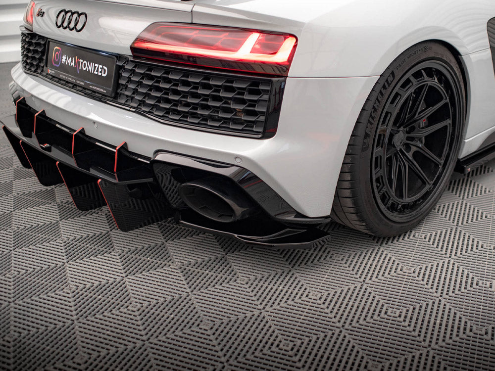 Rear Side Splitters Audi R8 Mk2 Facelift - Wayside Performance 