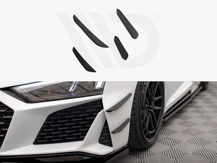 Front Bumper Wings (Canards) Audi R8 Mk2 Facelift - Wayside Performance 