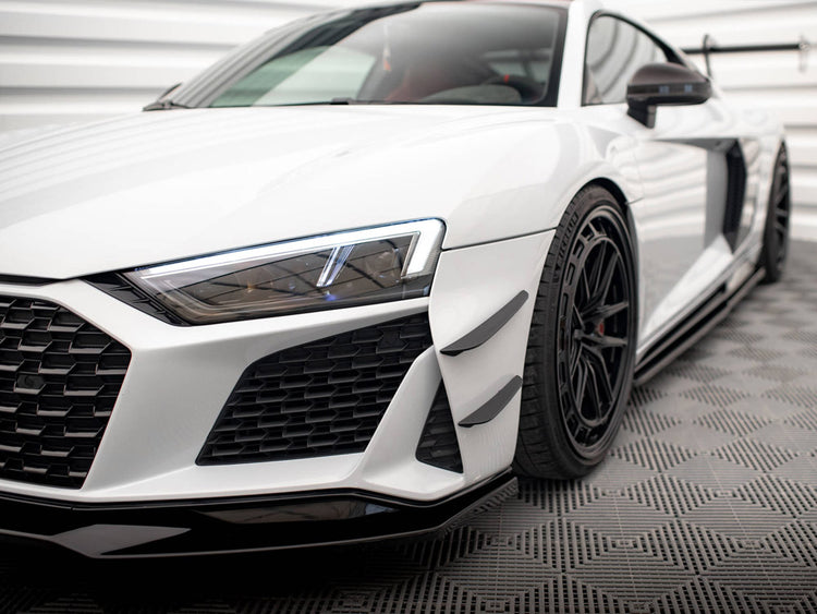 Front Bumper Wings (Canards) Audi R8 Mk2 Facelift - Wayside Performance 