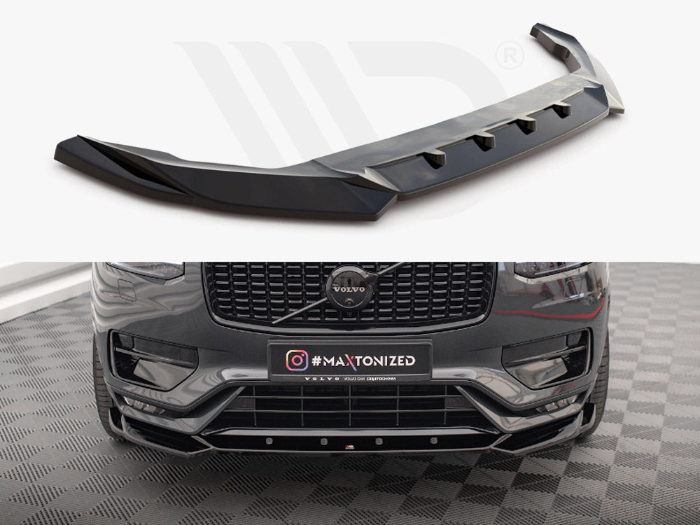 Front Splitter V.1 Volvo XC90 R-Design Mk2 Facelift - Wayside Performance 